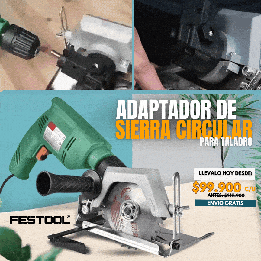 ADAPTADOR DE SIERRA CIRCULAR PARA TALADRO| FESTOOL®