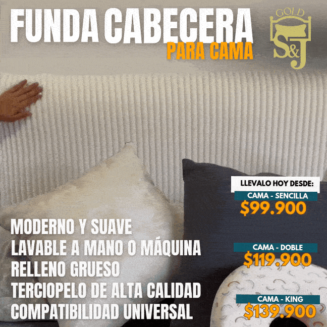 FUNDA CABECERA DE CAMA S&JGOLD®